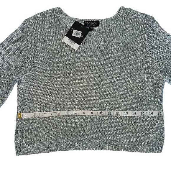 Topshop Metallic Crop - Picture 6 of 13